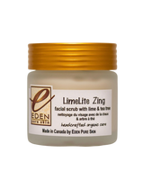 LimeLite Zing - facial scrub with lime & tea tree for COMBINATION / OILY SKIN