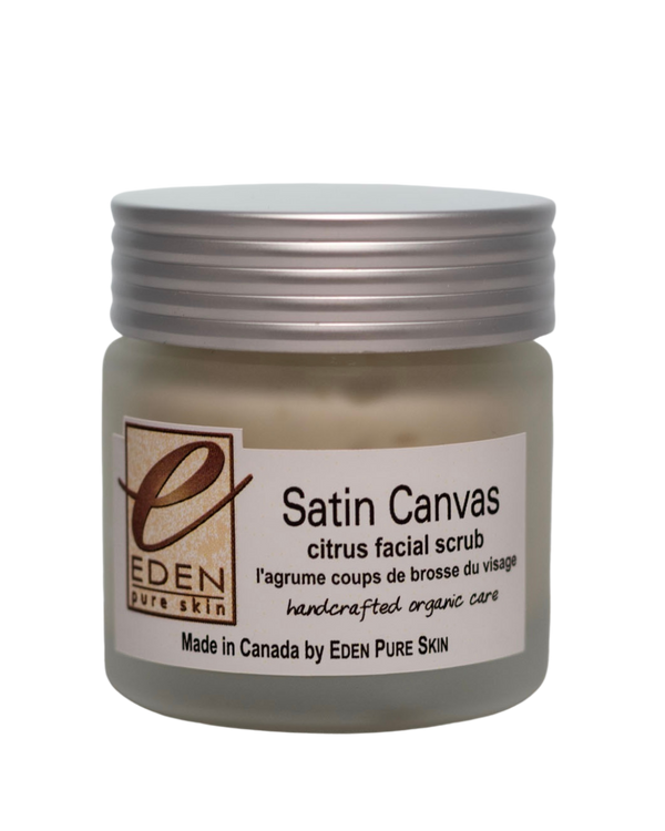Satin Canvas - citrus facial scrub for ALL SKIN TYPES